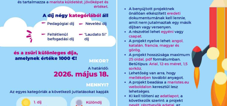 Jean-Baptiste Montagne pedagógiai innovációs díj 2026