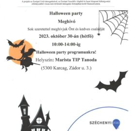 Meghívó halloween partyra